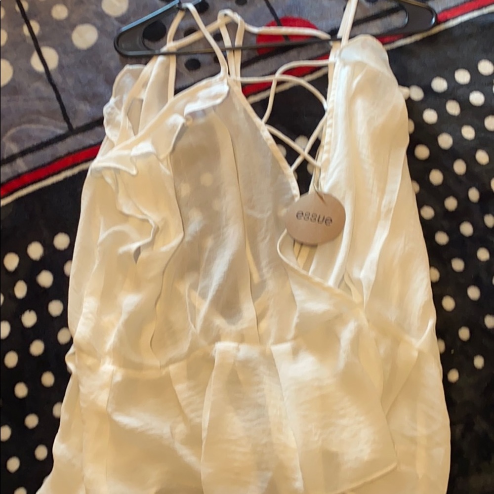Swim top coverup
